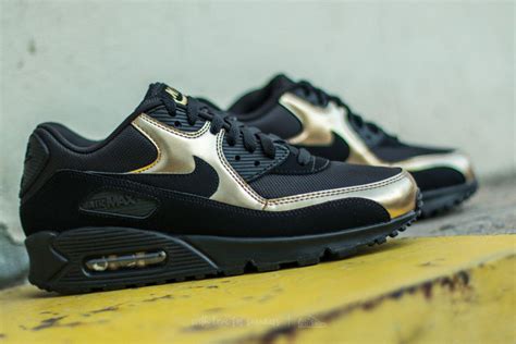 nike air max 90 essential schwarz gold herren